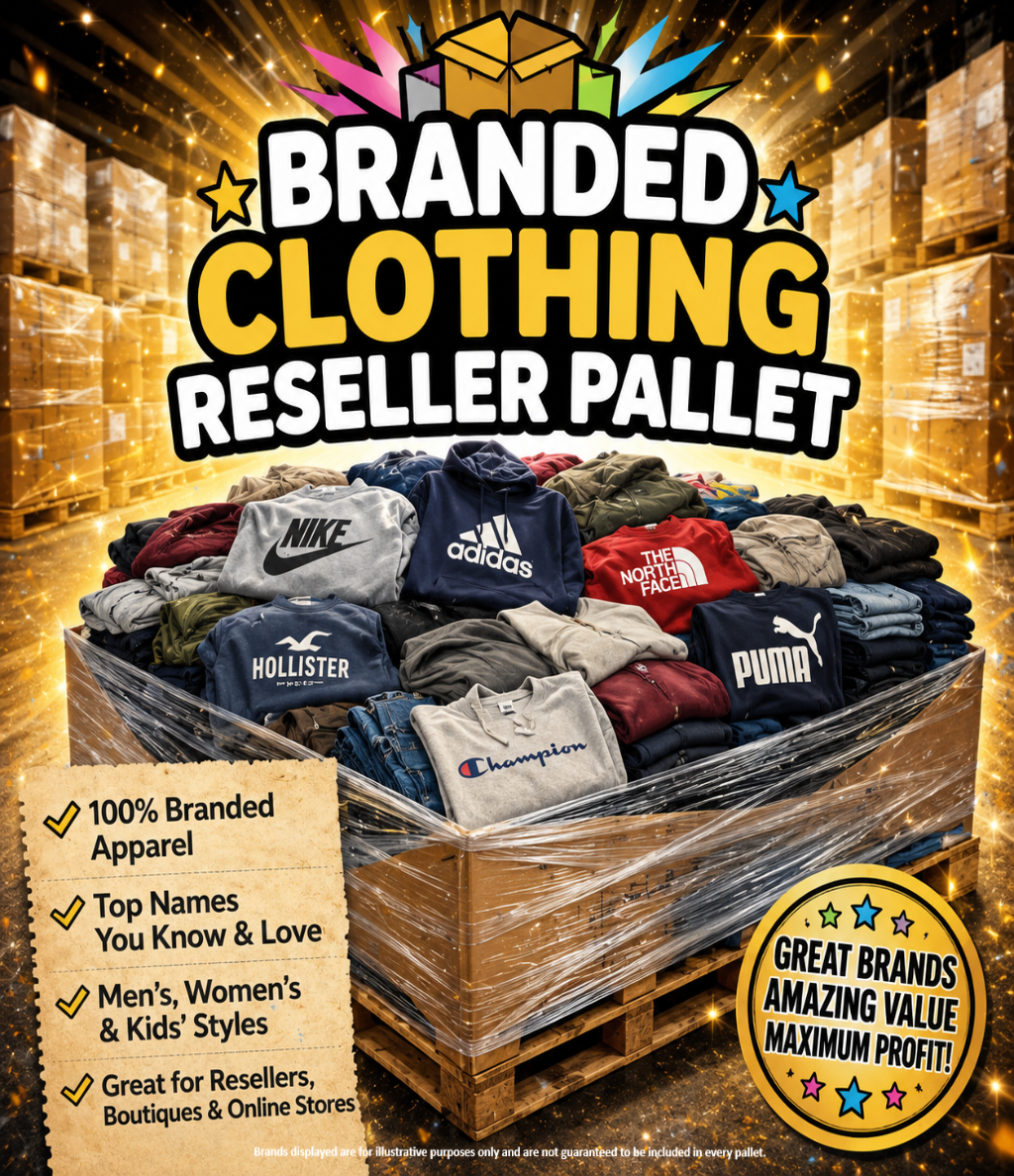 Branded Clothing Reseller Pallet